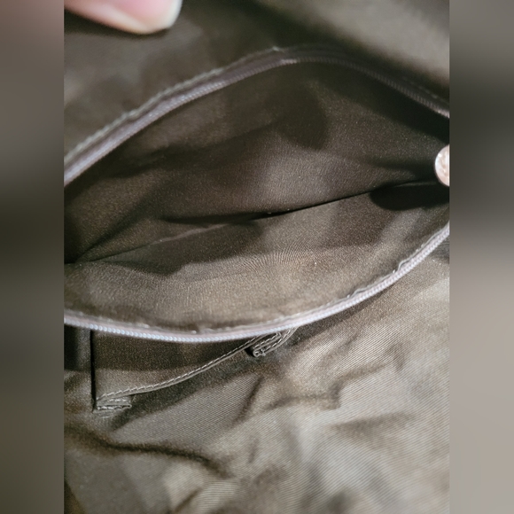 Coach Hobo Bag Buckle Pleated Brown Monogram Signature Handbag Purse - Picture 14 of 15